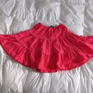 Mini Boden ruffle corduroy skirt